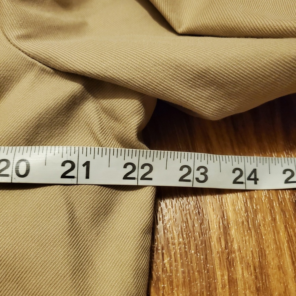 Vintage GAP Utility Field Jacket Women XL Tan Cotton Floral Lined Button Up Y2K - Picture 9 of 10
